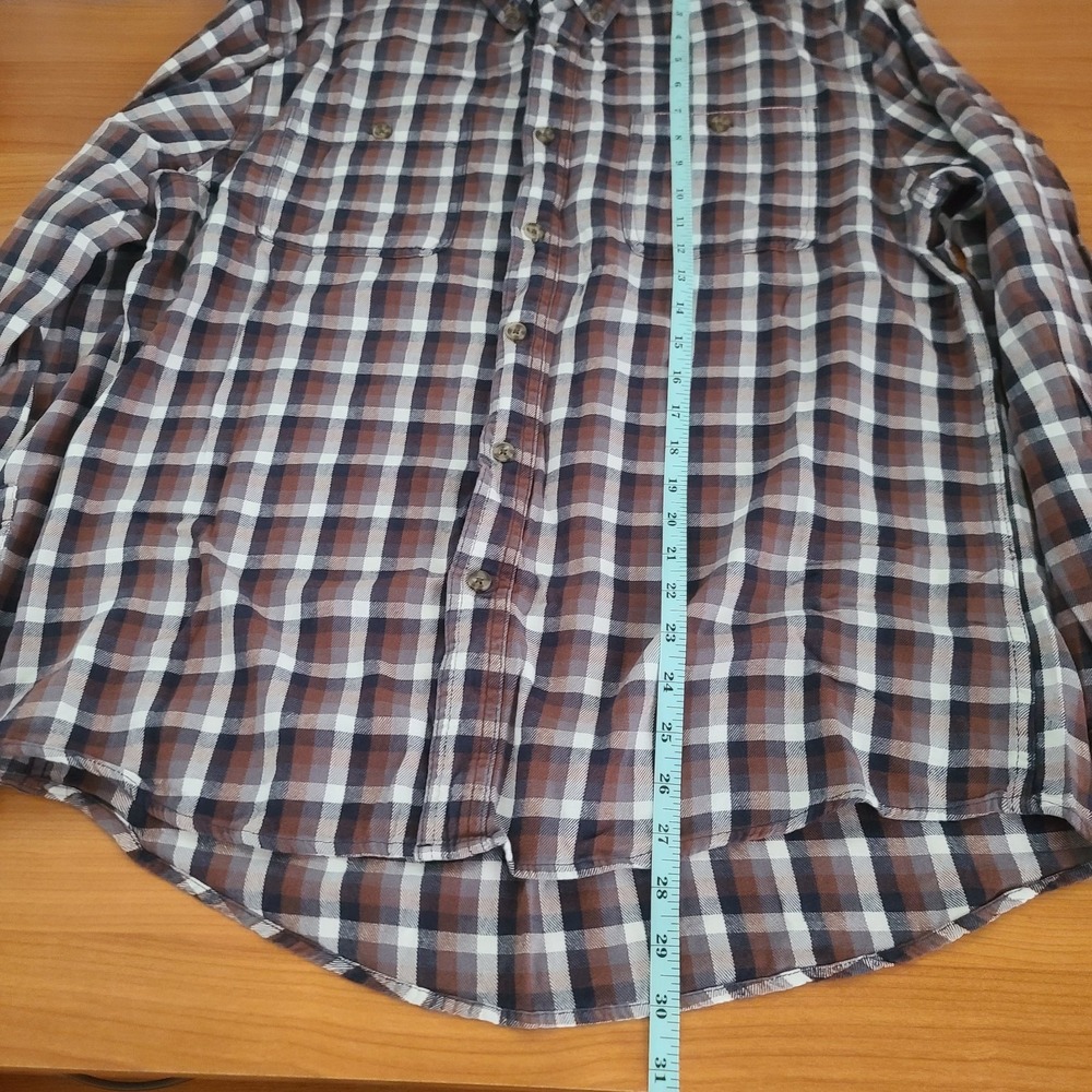 Boston Traders Men's Size L Long Sleeve Shirt Multicolor Checked - Picture 5 of 10